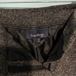 Evan Picone Charcoal and Black Jacket